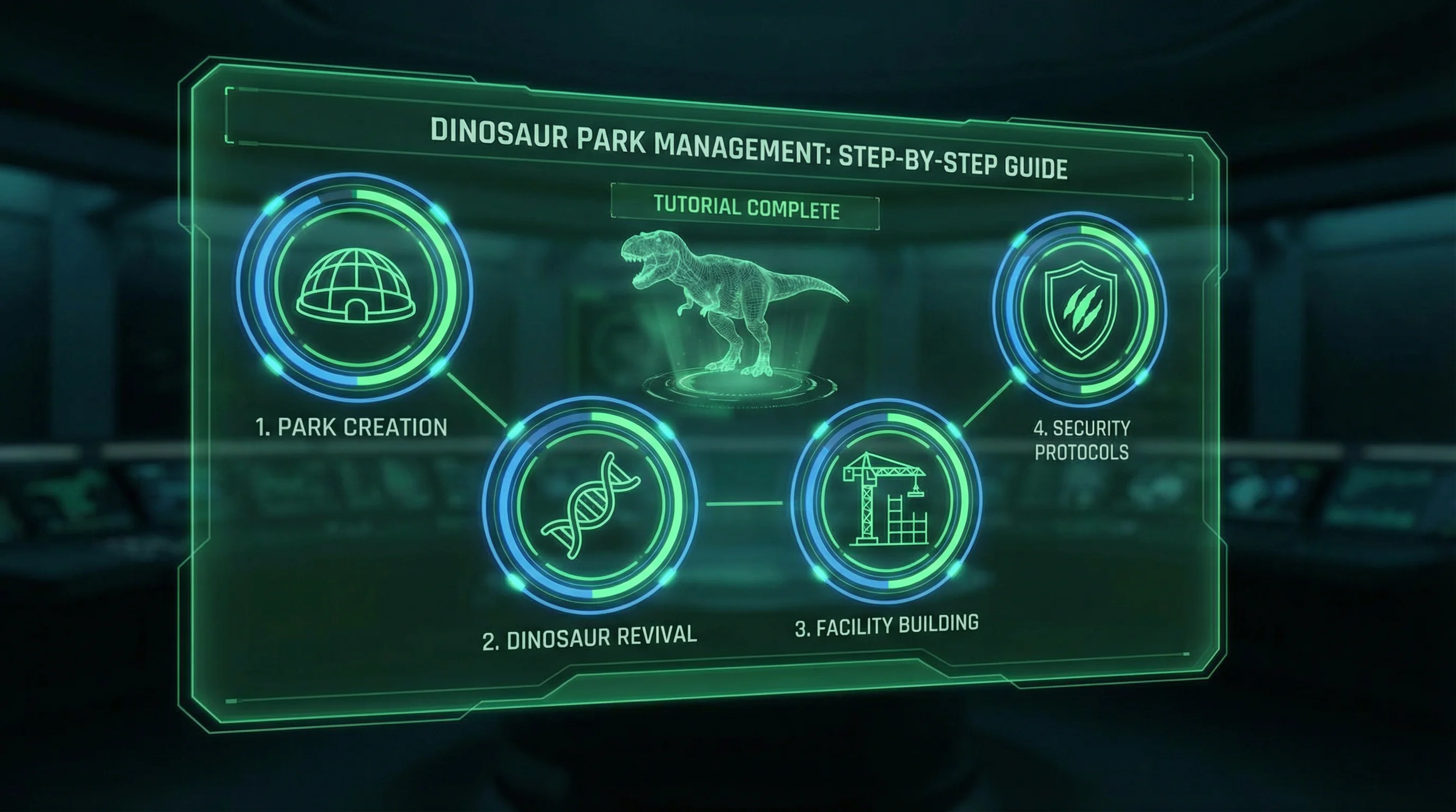 恐龙公园管理入门指南界面 - 安博体育 新手教程