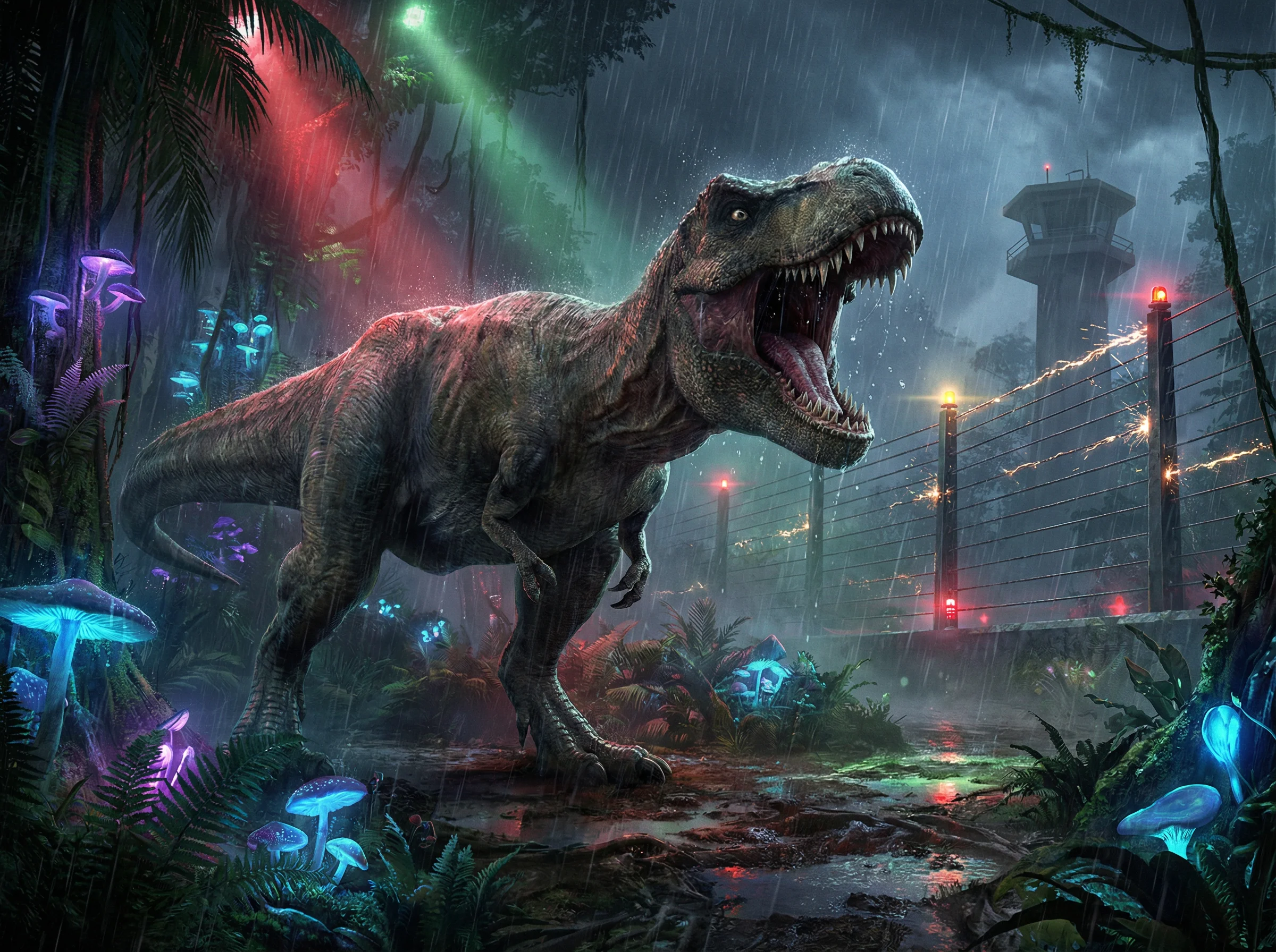 霸王龙全身像 - 安博体育 围栏安全监控中的顶级掠食者